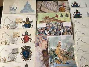 Vatican postal postcards  36 items Ref A2022