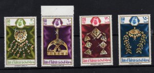 Bahrain 1975 Costume Jewellery MNH SG217-220 WS35498