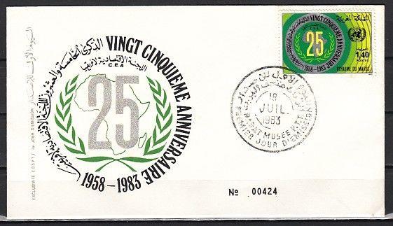 Morocco, Scott cat. 548. Economic Commission issue. First day cover. ^