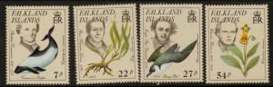 FALKLAND ISLANDS SG514/7 1985 EARLY NATURALISTS MNH