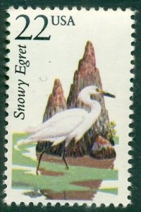 #2321, 22¢ SNOWY EGRET LOT OF 208 MINT UNUSED STAMPS, Only 1 per sheet of 50!