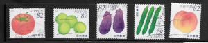 Japan #3693A-E Used Singles. No per item S/H fees (2014) (my1)