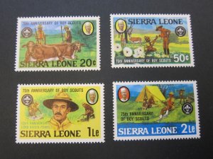 Sierra Leone 1982 Sc 535-8 set MNH