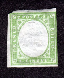 Italy Sardinia Scott # 10  MH  CV = $ 5.00   Lot 190148 -2