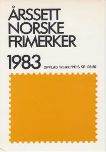 Norway, 1983 Year Set complete in Norway Post folder, fresh, VF