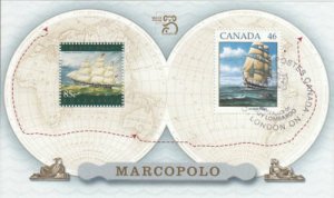 Canada 1999 Marco Polo Souvenir Sheet, #1779a Used