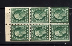 498a Booklet Pane with #13422 mint no gum