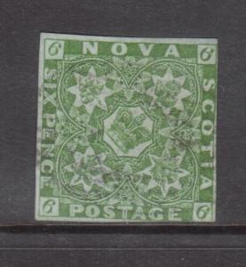 Nova Scotia #4 Used Fine **With Certificate**