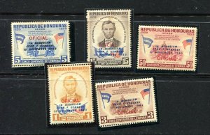 Honduras 1959 Overprint Official in memory of J.Kennedy  MNH 8051