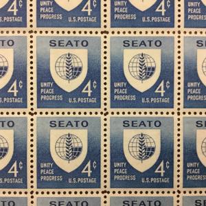 1151   SEATO  MNH 4¢ Sheet of 70 Issued in 1960.