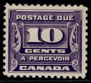 CANADA GV SG D17, 10c violet, M MINT. Cat £30.