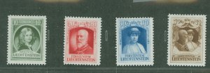 Liechtenstein #90-93 Mint (NH) Single (Complete Set)