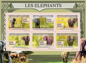 Guinea 2009 MNH - Elephants. YT 4002-4007, Mi 6463-6468