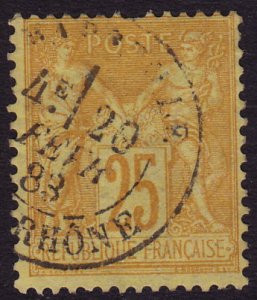 France - 1879 - Scott #99 - used - Peace and Commerce