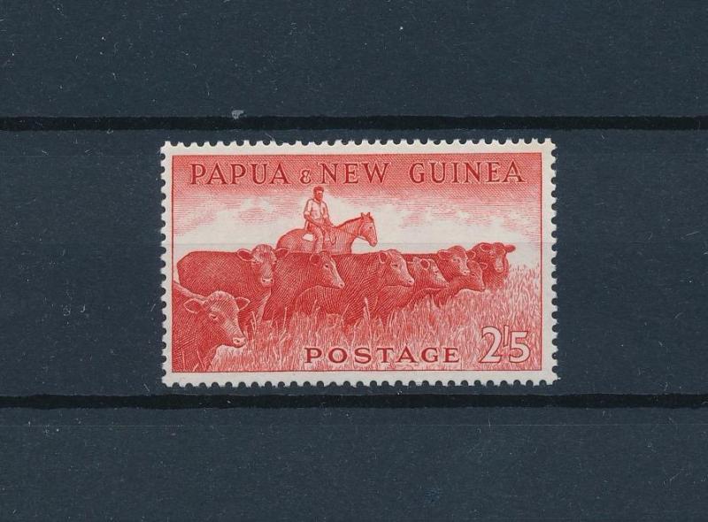 [59270] Papua New Guinea 1960 Animals Cows Horse from set MNH