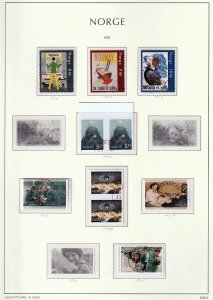 NORWAY 2003/4 Used+Sheets on Pages  (Aprx 50+Items)GOY 93 