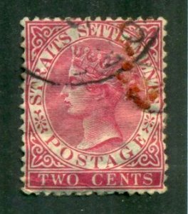 Straits Settlements 1883 #41 U SCV(2024)=$1.00