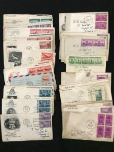 USA 1940s/50s Covers FDC Box Full(Appx 300 Items) AC 217