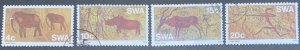 SOUTH WEST AFRICA 1976 ROCK PAINTINGS SG282/285 FINE USED