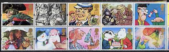 Booklet Pane - Great Britain 1993 Greeting Stamps (Gift G...