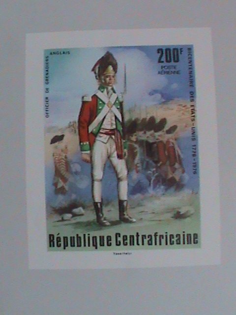 ​CENTRAL AFRICAN STAMP:1976-SC#C144 BI-CENTENARY OF AMERICAN REVOLUTION S/S #4