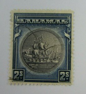 c1940 Bahamas  British Colonies SC #90  Ships  Used stamp