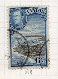 Ceylon 1938 Early Issue Fine Used 6c. NW-206752