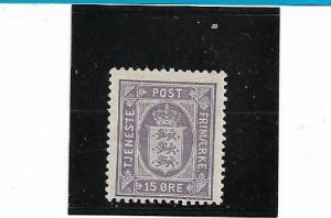 Denmark  Scott#  O23  MH