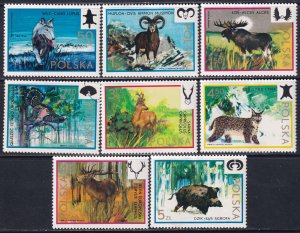 Poland 1973 Sc 1971-8 International Hunting Committee Congress Stamp CTO