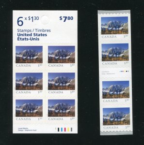 Canada 3217, 3226a Kootenay National Park Stamp Coil, Booklet MNH 2020