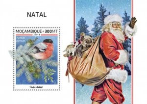 Mozambique - 2018 Christmas Santa - Stamp Souvenir Sheet - MOZ18503b