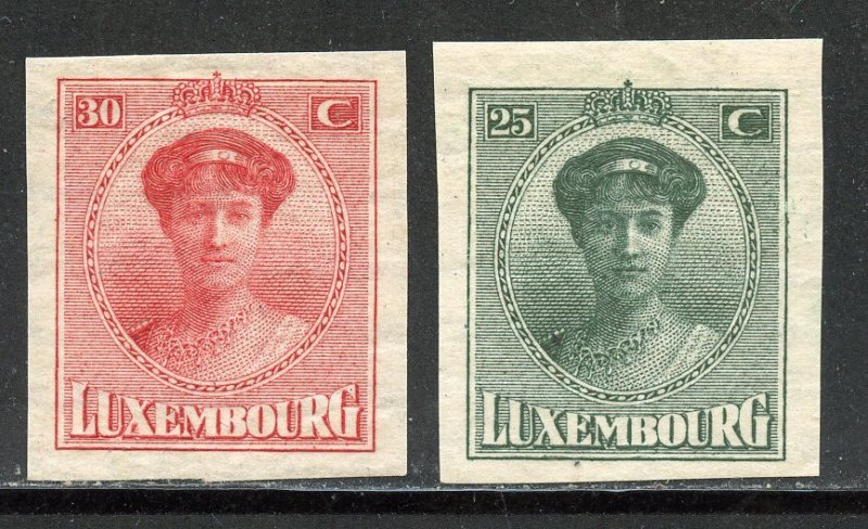 Luxembourg # 149-50, Mint Hinge.