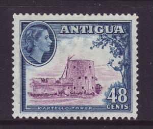 1953 Antigua 48c Martello Tower M/Mint