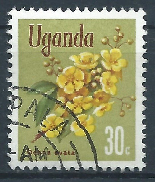 Uganda 1969 - 30c Flowers - SG135 used