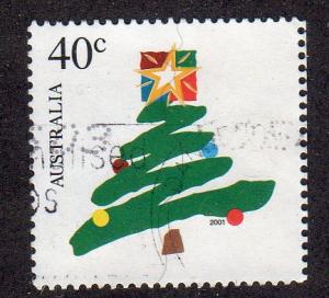 Australia 2000 - Used - 40c Christmas Tree (2001) (cv $0.85)