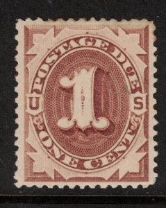 USA #J1 Very Fine Mint Original Gum Hinged