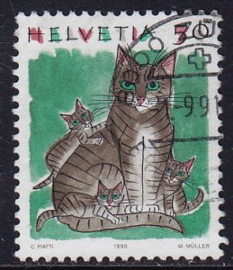 Switzerland - 1990 - Scott #871 - used - Cat