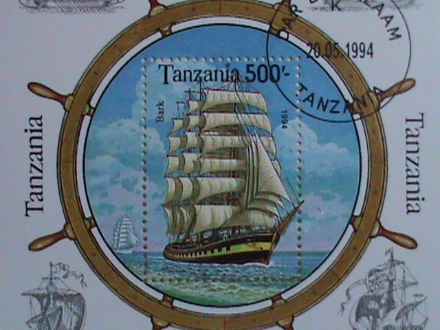 ​TANZANIA STAMP: 1994-SC#1216 SAILING SHIP - CTO-NH - S/S SHEET