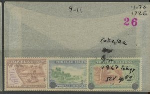 Tokelau Islands 9-11 ** mint NH (2301A 1726)