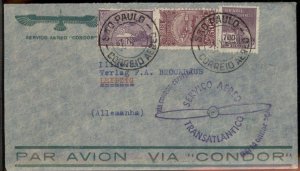 Brazil 1933 Graf Zeppelin Germany Si216A 2.SAF Cover G97429