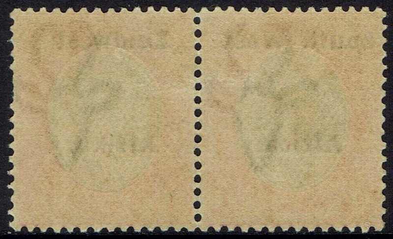 SOUTH WEST AFRICA 1923 KGV £1 PAIR SETTING VI 