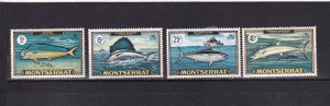 LI07 Montserrat 1969 Fish mint hinged stamps full set