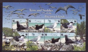 Pitcairn Is.-Sc#647e-unused NH  sheet-WWF-2007-