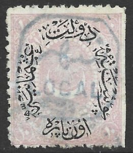 Turkey 1881-82 Istanbul LOCAL City Post 10p Lilac-Rose Original Packaging Blue Type 6 Fine Used-