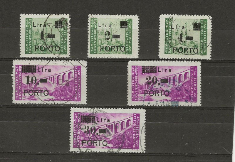 Yugoslavia Istria & Slovene Coast J8-13 used 409368