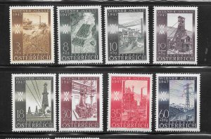 Austria #B199-B206 MNH Set of Singles Collection / Lot (my7)