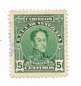 VENEZUELA 1915-23 SIMON BOLIVAR MILITARY HISTORY SCOTT 259 MICHEL 96 USED