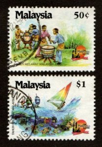 Malaysia #414-415 used