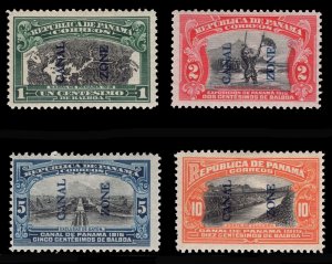 MOMEN: US STAMPS CANAL ZONE #42-45 MINT OG H LOT #84222*