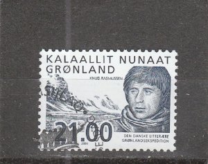 Greenland  Scott#  408  Used  (2003 Knud Rasmussen)